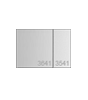 Eintrittskarte DIN A7 perforiert & 2 x nummeriert 4/4 farbig mit beidseitig partieller Glitzer-Lackierung