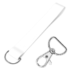 Kurze Neon Schlüsselanhänger, 20 mm Schlüsselbandbreite, 1/0-farbig einseitig bedruckt (vorne schwarz)